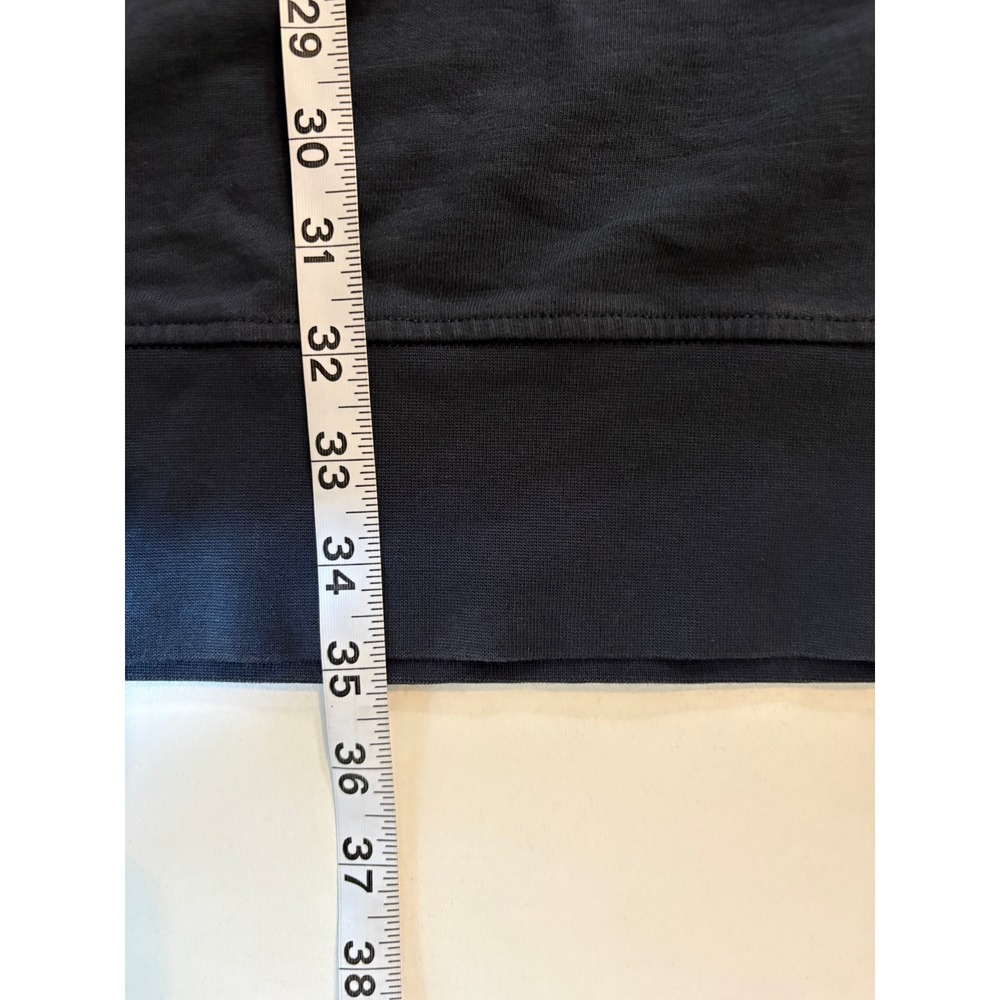 Toad&Co Navy Blue 100% Organic Cotton Hooded Long Sleeve Dress Large‎ - Picture 8 of 11
